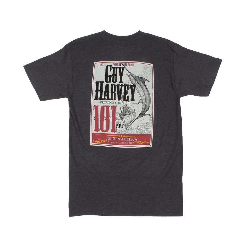 Spicy Tee in Charcoal Heather by Guy Harvey - Country Club Prep