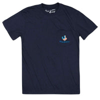 Spirit of '76 Short Sleeve Pocket Tee in Navy by Rowdy Gentleman - Country Club Prep