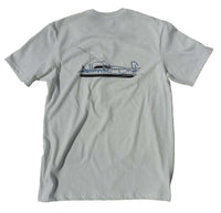 Sportfisher Pocket Tee in White by Atlantic Drift - Country Club Prep