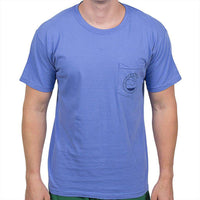 Stand Up Tee Shirt in Mystic Blue by Waters Bluff - Country Club Prep