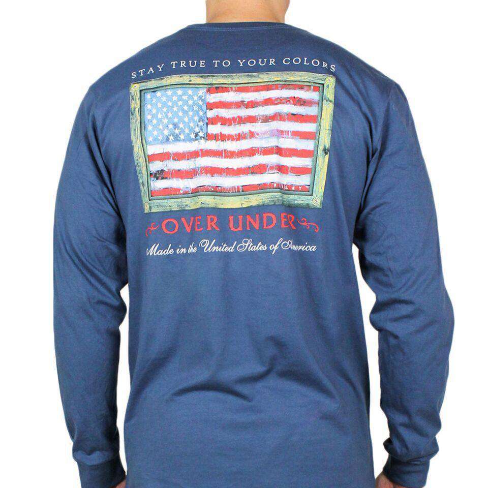 Stay True to Your Colors Long Sleeve Tee in Navy by Over Under Clothing - Country Club Prep