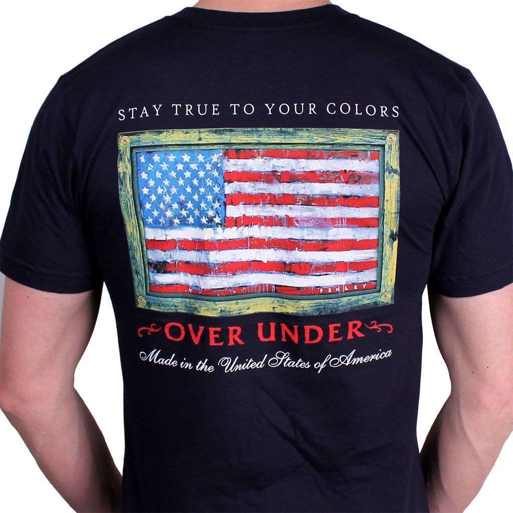 Stay True to Your Colors Penley Tee in Navy by Over Under Clothing - Country Club Prep