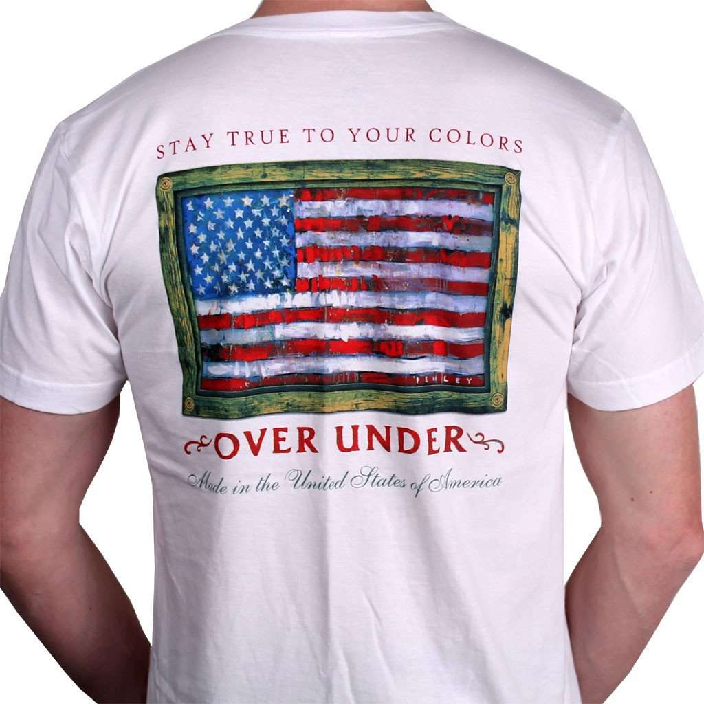 Stay True to Your Colors Penley Tee in White by Over Under Clothing - Country Club Prep
