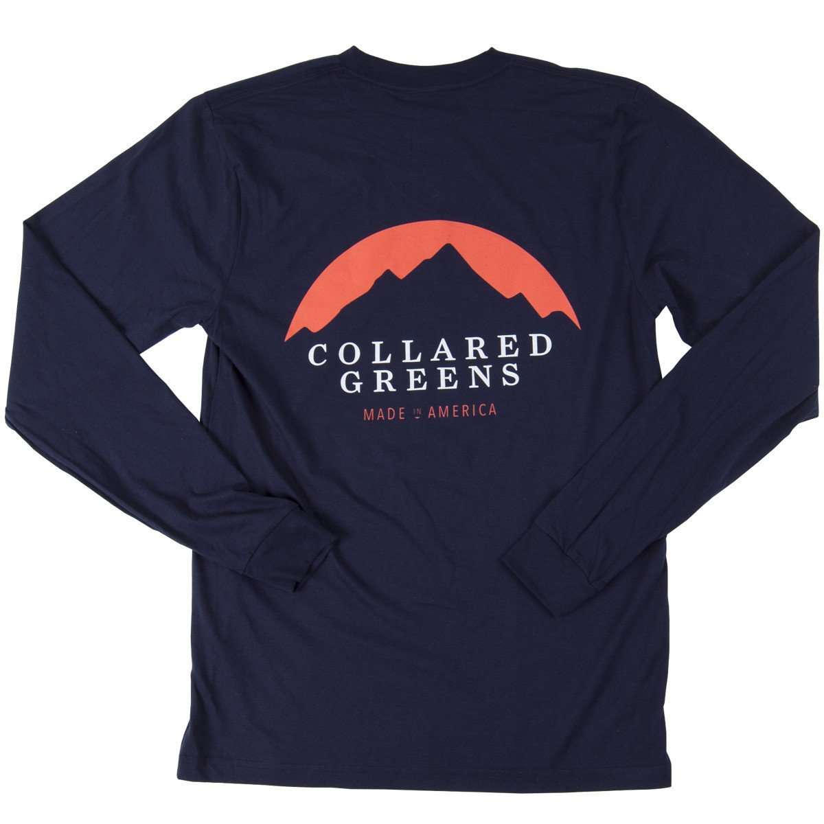 Summit Long Sleeve Tee in Navy by Collared Greens - Country Club Prep