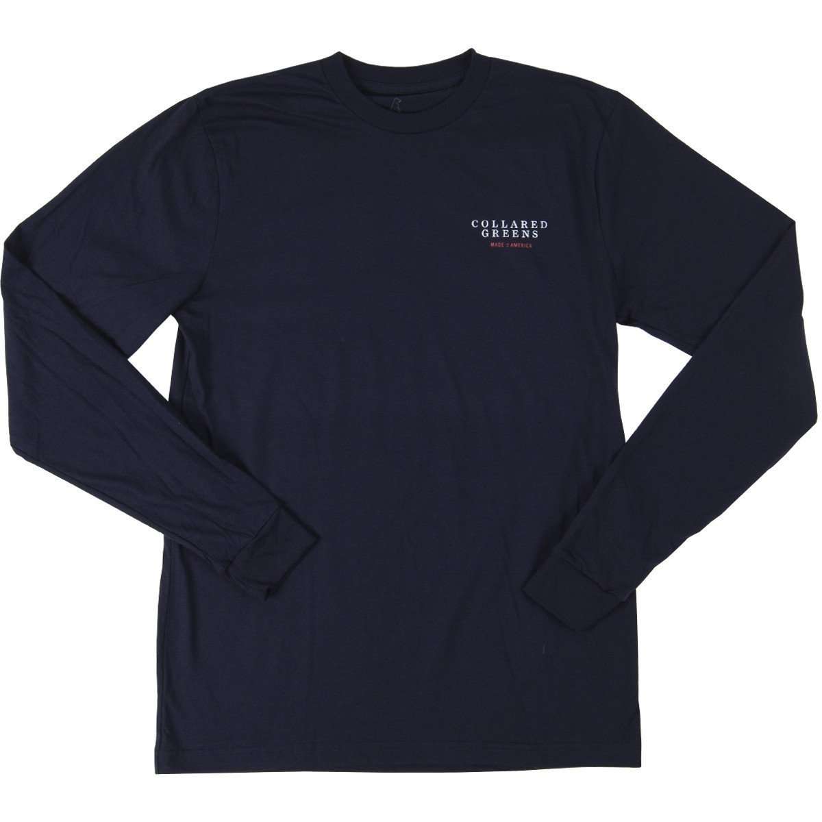 Summit Long Sleeve Tee in Navy by Collared Greens - Country Club Prep