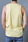 Sun's Out Guns Out Tank Top in Yellow by Rowdy Gentleman - Country Club Prep