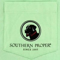 Talk Derby to Me Tee in Green by Southern Proper - Country Club Prep