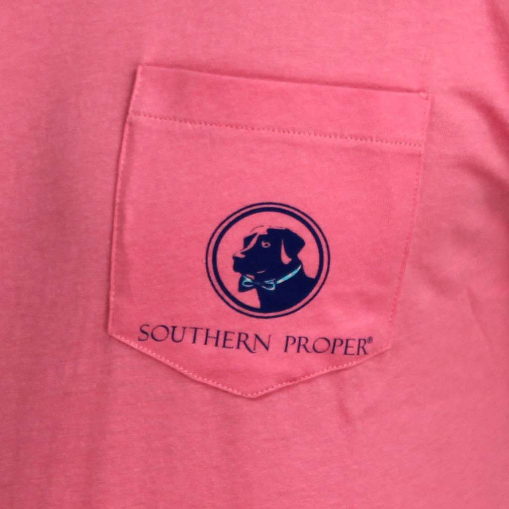 Talk Derby to Me Tee in Pink by Southern Proper - Country Club Prep