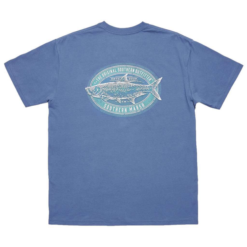 Tarpon Engravings Tee by Southern Marsh - Country Club Prep