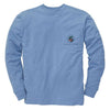 Tartan Lab Long Sleeve Tee Shirt in Allure Blue by Southern Proper - Country Club Prep