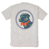 Tartan Lab Tee Shirt in Light Grey by Southern Proper - Country Club Prep