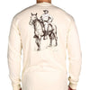 Teddy Roosevelt Long Sleeve Tee in Ivory by WM Lamb & Son - Country Club Prep