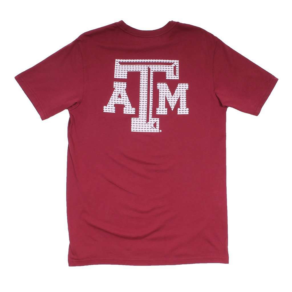 Southern Tide Texas A&M University Skipjack Fill T-Shirt in Chianti L / Chianti