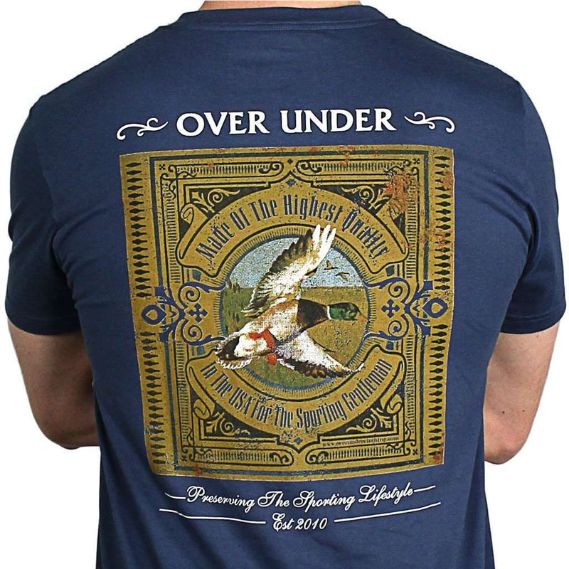 The Antique Mallard Tee in Navy by Over Under Clothing - Country Club Prep