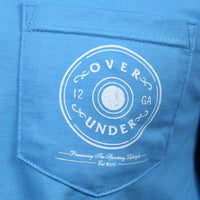 The Antique Shotgun Shell Long Sleeve Tee in Coast Blue by Over Under Clothing - Country Club Prep