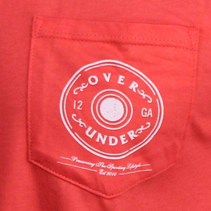 The Antique Shotgun Shell Tee in Nantucket Red by Over Under Clothing - Country Club Prep