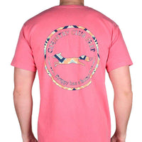 The Aztec Pattern Original Logo Tee Shirt in Crunchberry by Country Club Prep - Country Club Prep