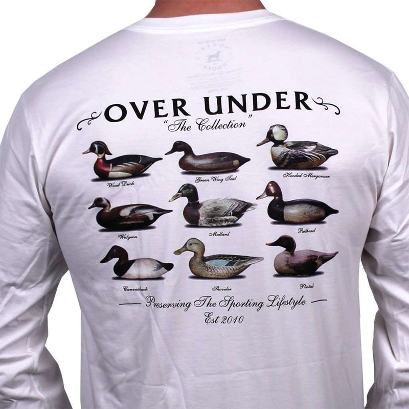 The Collection Long Sleeve Tee in White by Over Under Clothing - Country Club Prep
