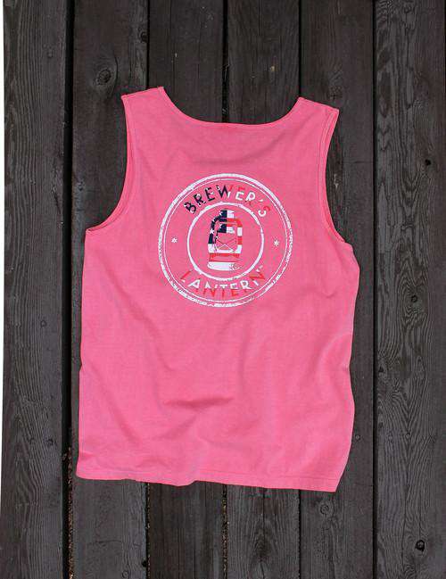 The Flag Tank in Watermelon by Brewer's Lantern - Country Club Prep