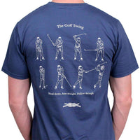 The Golf Swing Pocket Tee in New Navy  by Knot Clothing & Belt Co. - Country Club Prep