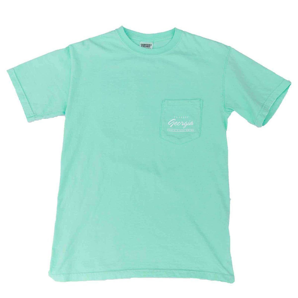 The Good Stuff Short Sleeve Tee in Island Reef by Peach State Pride - Country Club Prep
