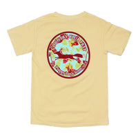 The Hawaiian Fill Original Logo Tee Shirt in Butter by Country Club Prep - Country Club Prep