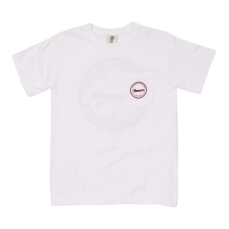 The Hawaiian Fill Original Logo Tee Shirt in White by Country Club Prep - Country Club Prep