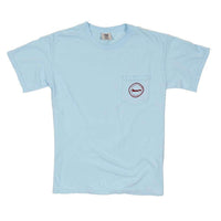 The Hawaiian Outline Logo Tee Shirt in Chambray by Country Club Prep - Country Club Prep