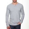 The Henley Shirt in Isleta Grey by Mizzen+Main - Country Club Prep