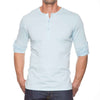 The Henley Shirt in Light Blue by Mizzen+Main - Country Club Prep