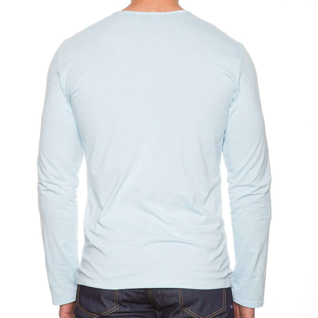 Mizzen and Main The Henley Shirt in Light Blue – Country Club Prep
