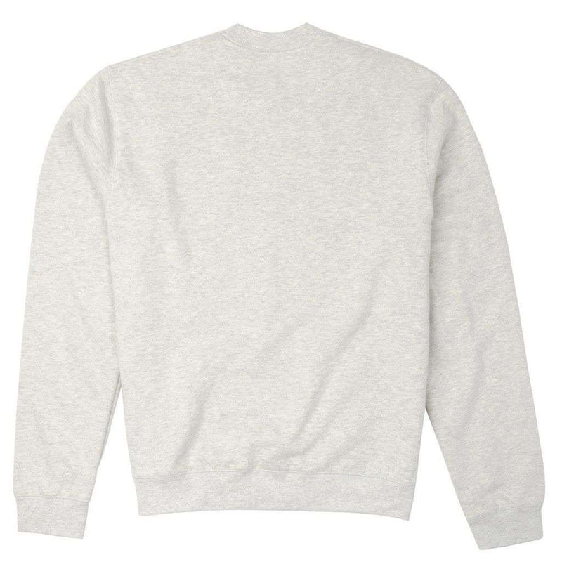 The Main Event Crewneck Sweatshirt in Light Grey by Rowdy Gentleman - Country Club Prep