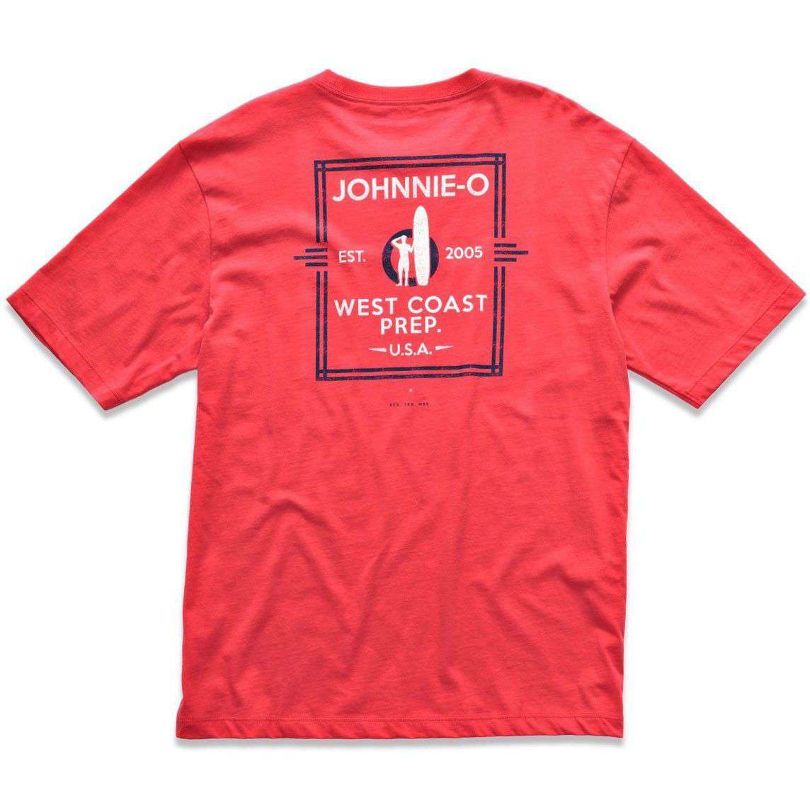 The Match Graphic Tee in Samba Red by Johnnie-O - Country Club Prep