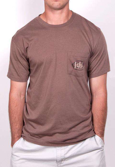 The Only Season That Matters Short Sleeve Pocket Tee in Brown by Rowdy Gentleman - Country Club Prep
