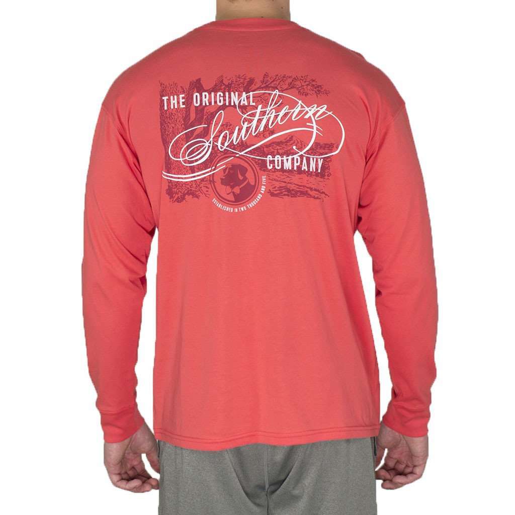 The Original Southern Company Long Sleeve Tee Shirt in Poinsettia by Southern Proper - Country Club Prep