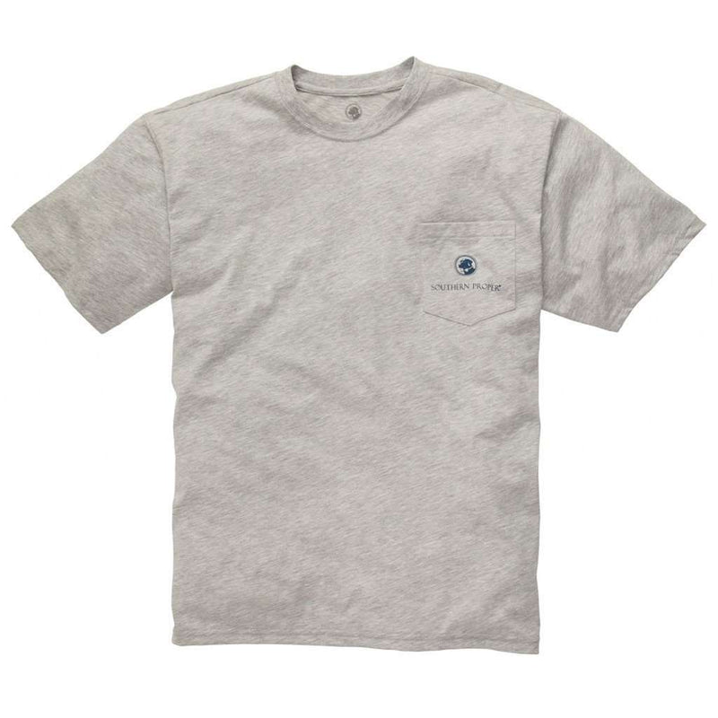 The Original Southern Company Tee Shirt in Light Heather Grey by Southern Proper - Country Club Prep
