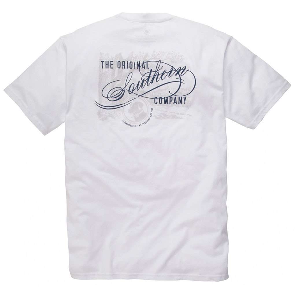 The Original Southern Company Tee Shirt in White by Southern Proper - Country Club Prep