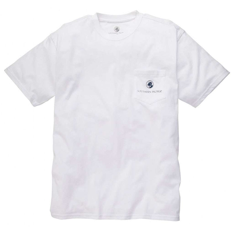 The Original Southern Company Tee Shirt in White by Southern Proper - Country Club Prep