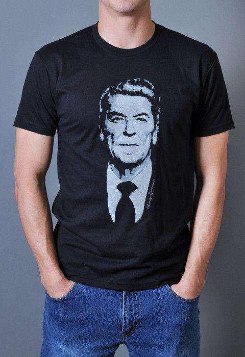 The Reagan Vintage Tee in Black by Rowdy Gentleman - Country Club Prep