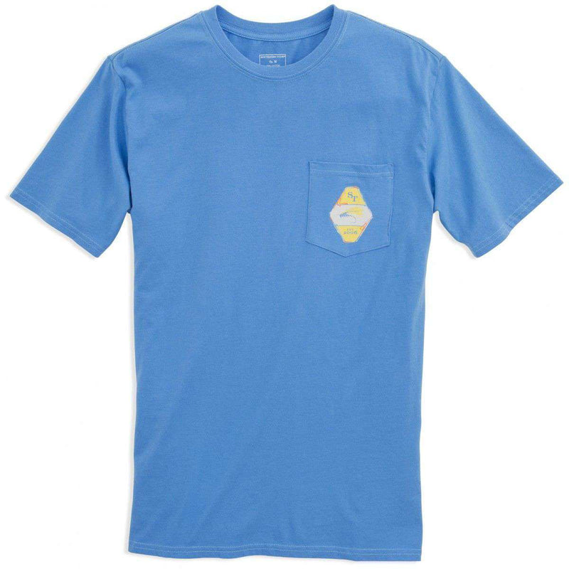 The Reel Deal Tee-Shirt in Charting Blue by Southern Tide - Country Club Prep