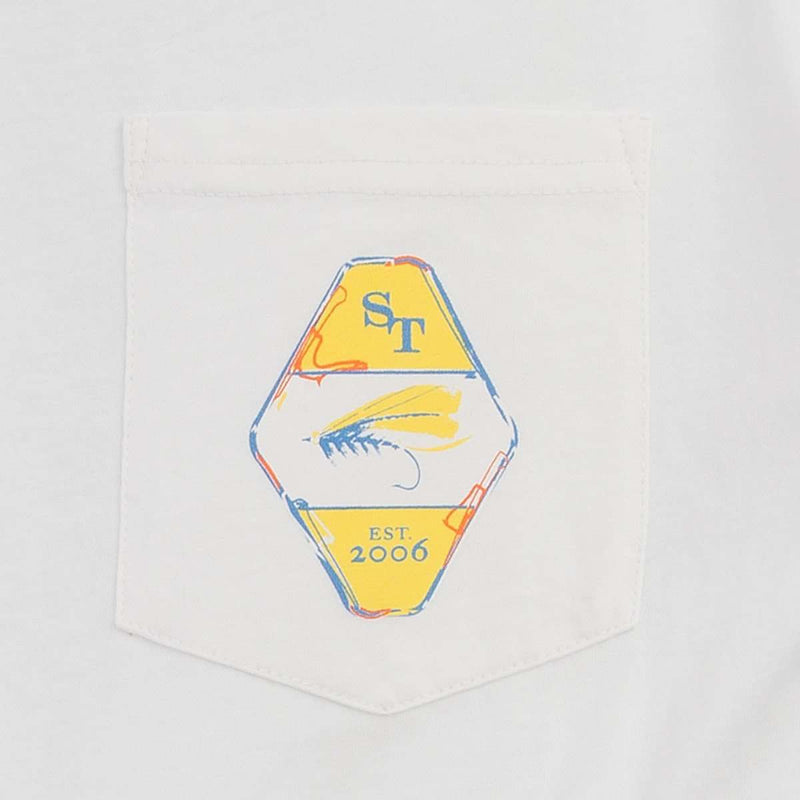 The Reel Deal Tee-Shirt in Classic White by Southern Tide - Country Club Prep
