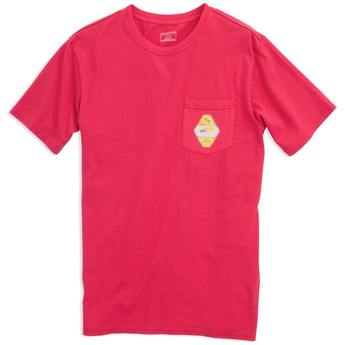 The Reel Deal Tee-Shirt in Portside Red by Southern Tide - Country Club Prep