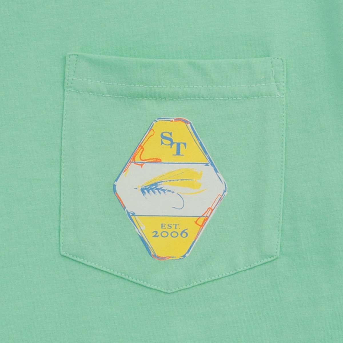 The Reel Deal Tee-Shirt in Starboard Green by Southern Tide - Country Club Prep