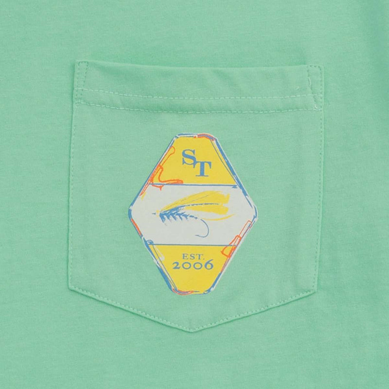 The Reel Deal Tee-Shirt in Starboard Green by Southern Tide - Country Club Prep