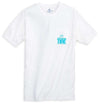 The Sea Will Set You Free Pocket Tee Shirt in Classic White by Southern Tide - Country Club Prep