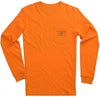 The Skipjack Cartridge Long Sleeve Tee in Hunter's Orange by Southern Tide - Country Club Prep