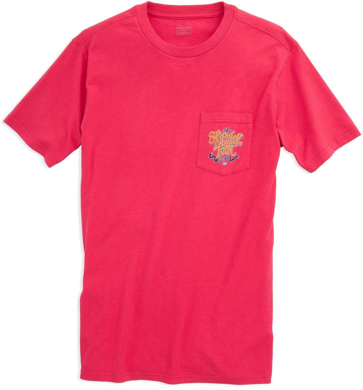 The Skipjack Tour Tee-Shirt in Port Side Red by Southern Tide - Country Club Prep