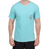 The Tenochtitlan Aztec Pattern Original Logo Tee Shirt in Chalky Mint by Country Club Prep - Country Club Prep