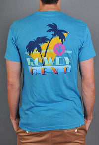 The Vice Short Sleeve Pocket Tee in Caribbean Blue by Rowdy Gentleman - Country Club Prep