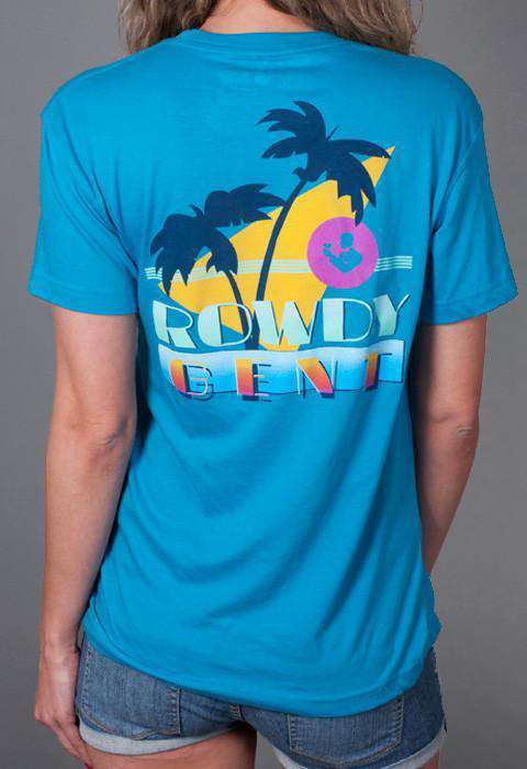 The Vice Short Sleeve Pocket Tee in Caribbean Blue by Rowdy Gentleman - Country Club Prep